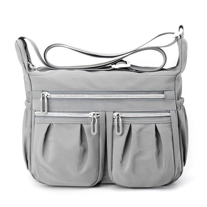 sacs à bandoulière de taille moyenne pour femmes, tendance, imperméable, voyage, sac à main, sac à bandoulière, gris